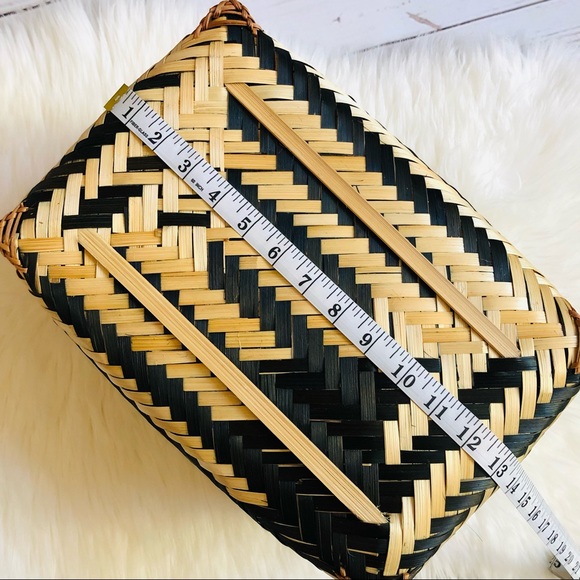 Artisan Oval Boho Basket - Picture 7 of 16